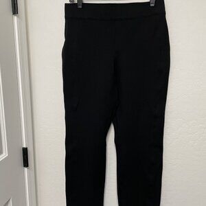Spanx Classic Black Supersmooth Ankle Pants - Size Large - Rtl $148